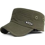 Kuyou, Army Military, Capello da baseball unisex vintage in stile militare 009Oliv. Taglia unica