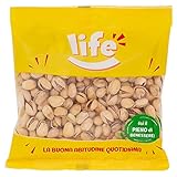 Life | Pistacchi Tostati e Salati con Guscio, Frutta Secca Ideale come Snack, Ricchi di Fosforo, Potassio e Manganese, Formato Convenienza 280 g