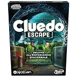 Hasbro Gaming Gioco da tavolo Cluedo Escape: Delitto all’Esposizione Universale, Regalo di Halloween per Bambini e Bambine da 10 Anni in su, gioco di mistero in versione Escape Room, versione italiana