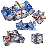 2 in 1 Cubo Magico Stella, Magic Star Cube, 3D Puzzle Cubes, Cubo Infinito, Trasformabili Cubo, Decompression Puzzle Cube, Puzzle Cube Giocattolo per Bambini Adulti