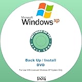 DVD sostitutivo di installazione di backup per Windows XP Home o Professional in lingua italiana (Professional)