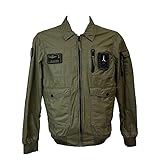 Aeronautica Militare Giubbotto AB2071CT Pilota, da uomo, giacca, giubbino, Frecce Tricolori (IT, Testo, XXL, Regular, Regular, Verde militare)