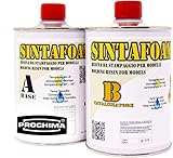 Resina poliuretanica Sintafoam, prototipazione, modellismo, Neutro A+B, 1 kg