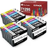 Toner Kingdom T1295 Multipack Cartucce Compatibili per Epson T1291 T1292 T1293 T1294 Compatibili per Epson Stylus SX235W SX525WD SX420W Stylus Office BX305F WF-3520 (6Nero 3Ciano 3Magenta 3Giallo)