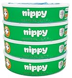 Nippy - Ricarica Compatibile Con Mangiapannolini Maialino Foppapedretti - Nuovo Modello - 4 Ricariche