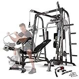 MARCY Md-9010g Home Gym, Macchina Smith Unisex, Nero, M