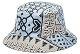 Obey Bandana Bucket - Cappello reversibile, colore: Nero Navybandana nera M