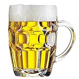 Arcoroc Confezione 3 Calici Birra con Manico 56 cl Linea Britannia Mug Calice Birra Classico Boccale Giarra