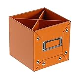 etranger di costarica Cuoio Pen Stand - Orange