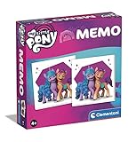 Clementoni Memo-My Little Pony Memoria E Associazione, Accoppiare, Carte, Educativo 4 Anni, Gioco da Tavolo per Bambini-Made in Italy, Multicolore, Taglia Unica, 18122