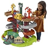 Thomas & Friends - Megatorre di Sodor, playset con pista multinivello e trenino motorizzado inclusi, con i luoghi e personaggi dello show, giocattolo per bambini +3anni, GXH09