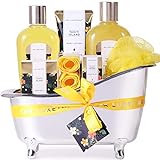 Spa Luxetique Set Bagno Doccia 8Pcs alle Frutte Tropicali Con Olio di Melaleuca Bagnoschiuma Lozione Confezione Regalo Donna per Natale Festa e Compleanno