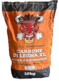 TORO - Carbone NAMIBIAN SUPER PREMIUM XL per Barbecue, Composto da Legni Molto Densi, Indicato per Temperature Medio Alte e Cotture Lunghe, Aroma Dolce ed Avvolgente, Pezzatura Grande, 10 kg