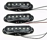 Wilkinson Lic Black ST Strat - Pickup a bobina singola, per Stratocaster, colore: Nero