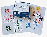 Spieltz Ludo Game XL - Gioco da Tavolo Ludo/Non T Arrabbiare, Gioco extra grande, Pezzi di Gioco et Dadi giganti