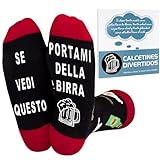 Merclix Birra Regalo Calzini Uomo Divertenti Idee Regalo Uomo Natale Idee Regalo Papà Calzini Birra Uomo Regali Divertenti Uomo Regalo Fidanzato Per Lui Regalo Uomo Compleanno