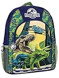 Jurassic World Zaino per Bambini Dinosauri Blu