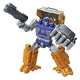 Transformers Hasbro Toys Generations War for Cybertron: Kingdom Deluxe, WFC-K16 Huffer, action figure da 14 cm, bambini dagli 8 anni in su