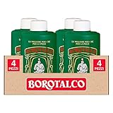 4x Borotalco Talco in Polvere Multiuso Super Assorbente e Rinfrescante anche per Pelli Sensibili - 4 Flaconi da 200g Ognuno