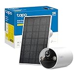 Tapo C410 KIT Telecamera WiFi Esterno ad Energia Solare, 2K 3MP, Batteria 6400mAh fino a 180 Giorni dopo una Singola Carica, Visione Notturna a Colori, Allarme Con Rilevamento del Movimento, IP65