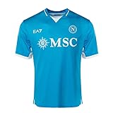 SSC NAPOLI Maglia Replica Home EA7 T-Shirt, M Uomo