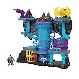 Fisher-Price Imaginext - DC Super Friends Playset di Batman, Batcaverna Bat-Tech con Luci e Suoni, Giocattolo per Bambini 3+Anni, GYV24