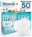 50 Mascherine FFP3 Certificate CE italia Made in Italy BFE ≥99% | PFE ≥99% Mascherina ffp3 SANIFICATA e sigillata singolarmente. Produzione 100% italiane