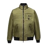 RefrigiWear Giubbino Uomo Captain/1 Jacket Bomber leggero Giacca estiva Antivento Antipioggia Verde (IT, Testo, XXL, Regular, Regular, Verde)