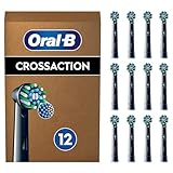 Oral-B Cross Action Testine Spazzolino Elettrico, Confezione da 12 Testine di Ricambio, Setole Angolate che si Adattano a ogni Dente per una Pulizia Profonda, Adatto alla Buca delle Lettere