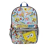 Blue Sky Studios Spongebob Zaino per bambini, piccola borsa da scuola e da viaggio per ragazzi e ragazze