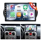 2G+64G 8Core CAMECHO Android 13 Autoradio per Citroen stepwgn/Peugeot bipper/FIAT Fiorino Qubo 2008-2017 con GPS Carplay Android Auto,Schermo da 10 Pollici con DSP RDS Bluetooth Mirror Link