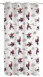 Spiderman, Tenda a Velo Con Anelli, Tenda Cameretta, Tenda per Interni, 140x290, Disney, Prodotto Ufficiale, (Pannello Singolo)