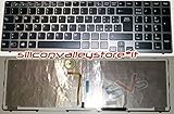 Siliconvalleystore Tastiera Italiana Retroilluminata Antracite per Notebook Sony Vaio SVE1512X1ESI