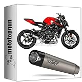 mivv scarico racing nocat x-m5 titanio compatibile con mv agusta brutale 800 / rr 2017 2018 2019 2020 2021 2022 2023 2024 mototopgun