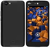 mumbi Custodia Compatibile con Wiko Rainbow Jam, Nero