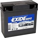 Exide gel12 – 19 MOTO batteria – 19 Ah, 12 Volt