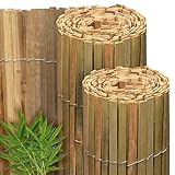 Sol Royal Schermo Privacy in bambù SolVision B89 140x600 cm - Stuoia in bambù FSC® per Giardino e Balcone - Robusto Schermo Privacy Naturale in bambù Naturale Resistente alle intemperie
