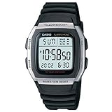 Casio Orologio Digitale Quarzo Uomo con Cinturino in Plastica W-96H-1AVES