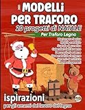 Modelli per traforo, 20 progetti di Natale per traforo legno: Speciale Natale, artigianato in legno