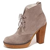 Serafini 5328P Polacchino Donna Etoile Tortora Scarpa Shoe Boot Woman [36]