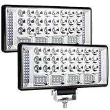 Fari LED Trattore, 9   Faro LED 12V Faretto LED Barca Fari LED 12V 304W 33200LM - Fari Lavoro LED Trattore Faretto 12V LED Fari Da Lavoro a LED per Trattori