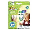 CRAYOLA Mini Kids - Kit di 8 Pennarelli Super Lavabili, Punta Arrotondata di Sicurezza, Colori Assortiti, Età consigliata: dai 12 mesi, 8324