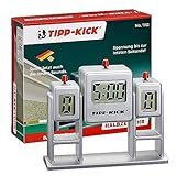 TIPP-KICK Orologio Segnatempo con Visualizzazione dei Goal e Funzione Audio I Tabellone Segnapunti per il Punteggio Attuale e i Tempi di Gioco I Accessori Originali Grigio