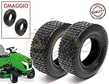 Union EGA06TXU 2 Pneumatici + 2 CAMERE d Aria 13 X 5.00-6 Rinforzato per TRATTORINO Tosaerba GOMME COPERTONI Giardinaggio Garden