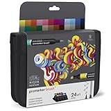 Winsor & Newton Brushmarker - Astuccio 24 Brushmarker "Student Designer"