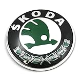 SKODA 3u0853621b, Targhetta frontale con logo Skoda