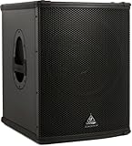 Behringer EUROLIVE B1500XP Subwoofer PA attivo da 3000 Watt ad alte prestazioni con altoparlante Turbosound da 15" e crossover stereo integrato