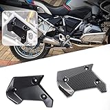 Midimttop Per R1200GS LC R1250GS ADV Adventure R 1200 GS 2013-2021 di Scarico Della Falda di Copertura Telaio Superiore Medio di Lato Pannello di Accessori Moto (Aspetto in fibra di carbonio)