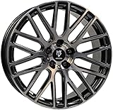 Cerchi MB Design KV4 8.5Jx18 ET45 5x120 Rauchschwarz glänzend poliert compatibile con BMW X5 Z4