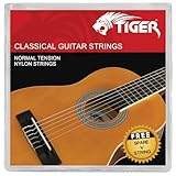 TIGER Corde per Chitarra Classica, Tensione Normale Corde In Nylon, Anti Ruggine